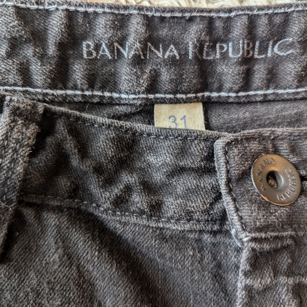 Banana Republic lightweight black jeans